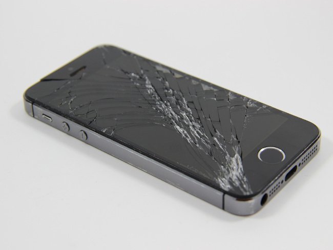 téléphone cassé